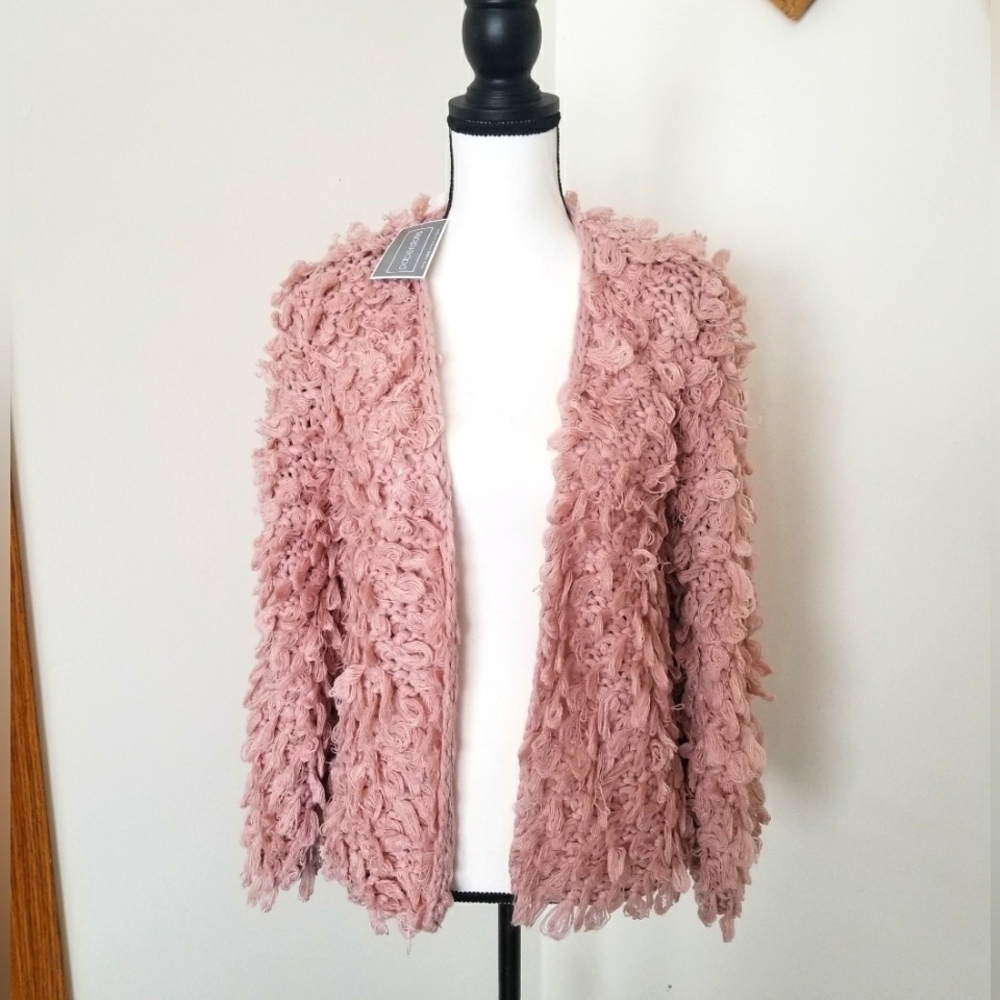 NWT Sadie & Sage Stella Fuzzy Coat - Picture 2 of 5
